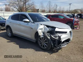 2018 Alfa Romeo Stelvio Ti with VIN ZASFAKBN8J7B78895, listed as a Copart auction lot 54247365 with 125,837 mi miles and Salvage Title. Bid and sale history available at carsss.com. Image 4.
