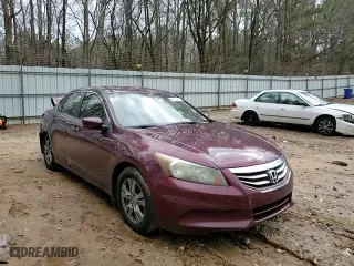 2011 Honda Accord Sdn LX-P with VIN 1HGCP2F43BA046001, listed as a Copart auction lot 47176945 with 186,385 mi miles and Salvage Title. Bid and sale history available at carsss.com. Image 10.