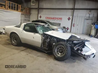 1979 Chevrolet Corvette with VIN 1Z8789S406567, listed as a Copart auction lot 43365335 with 90,615 mi miles and Salvage title. Bid and sale history available at DreamBid. Image 4.