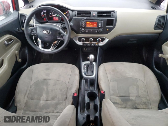 2014 Kia Rio LX with VIN KNADM4A30E6406903, listed as a Copart auction lot 84496174 with 156,250 mi miles and Salvage Title. Bid and sale history available at carsss.com. Image 8.