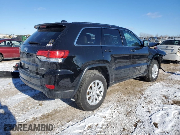 2022 Jeep Grand Cherokee WK Laredo X with VIN 1C4RJFAG1NC162535, listed as a Copart auction lot 88408815 with 48,913 mi miles and Salvage Title. Bid and sale history available at carsss.com. Image 3.