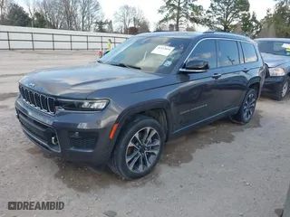 2021 Jeep Grand Cherokee L Overland with VIN 1C4RJJDG9M8160287, listed as a IAAI auction lot 41523034 with 50,142 mi miles. Bid and sale history available at carsss.com. Image 17.