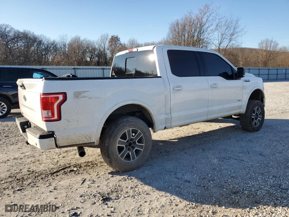 2016 Ford F-150 XLT with VIN 1FTEW1EG9GKF17909, listed as a Copart auction lot 85534894 with 205,017 mi miles and Salvage Title. Bid and sale history available at carsss.com. Image 3.