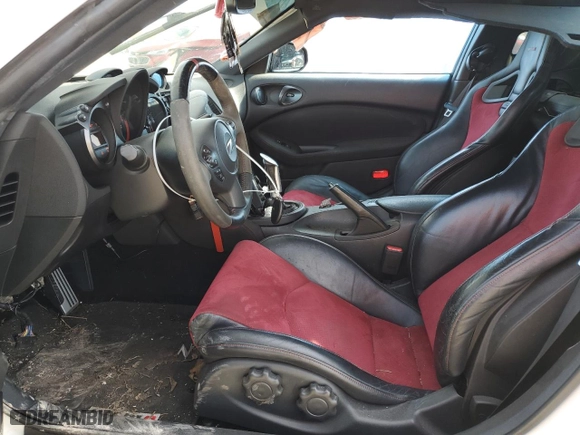 2019 Nissan 370Z Coupe NISMO with VIN JN1AZ4EH3KM422469, listed as a Copart auction lot 87212394 with 54,289 mi miles and Salvage Title. Bid and sale history available at carsss.com. Image 7.