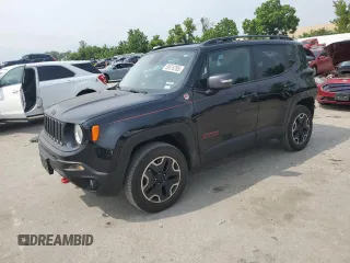 2016 Jeep Renegade Trailhawk with VIN ZACCJBCTXGPC79747, listed as a Copart auction lot 59578285 with 60,718 mi miles and Salvage title. Bid and sale history available at DreamBid. Image 1.