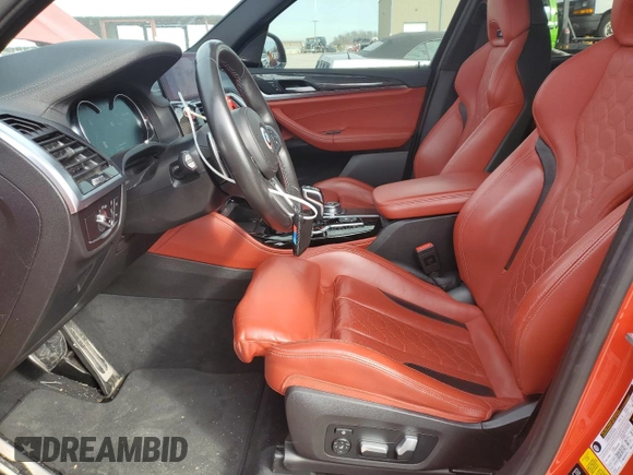 2020 BMW X3 M z VIN 5YMTS0C0XL9B95974, wystawiony jako Copart lot #86833304 z przebiegiem 67 230 mil mil oraz Szkoda całkowita • Salvage title. Historia ofert i sprzedaży dostępna na DreamBid. Obrazek 7.