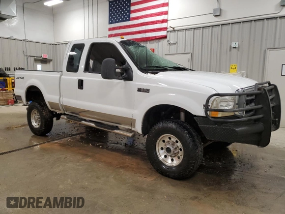 1999 Ford F-250 XL with VIN 1FTNX21F6XEB82414, listed as a Copart auction lot 54253205 with 298,065 mi miles and Clean title. Bid and sale history available at DreamBid. Image 4.