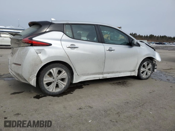 2022 Nissan LEAF SV with VIN 1N4AZ1CV1NC557535, listed as a Copart auction lot 47705095 with 64,397 mi miles and Salvage Title. Bid and sale history available at DreamBid. Image 3.
