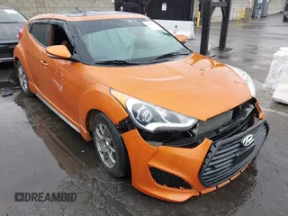 2016 Hyundai Veloster Turbo z VIN KMHTC6AE4GU252477, wystawiony jako IAAI lot #41494331 z przebiegiem 110 204 mil mil oraz . Historia ofert i sprzedaży dostępna na DreamBid. Obrazek 1.