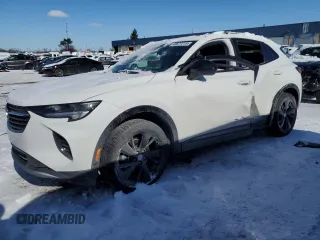 2021 Buick Envision Preferred with VIN LRBFZMR40MD064713, listed as a Copart auction lot 45677215 with 107,644 mi miles and Clean Title. Bid and sale history available at carsss.com. Image 1.