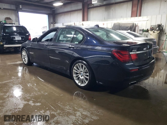 2015 BMW 7 Series 750i xDrive with VIN WBAYB6C53FD225423, listed as a Copart auction lot 78827414 with 69,780 mi miles and Salvage Title. Bid and sale history available at carsss.com. Image 2.