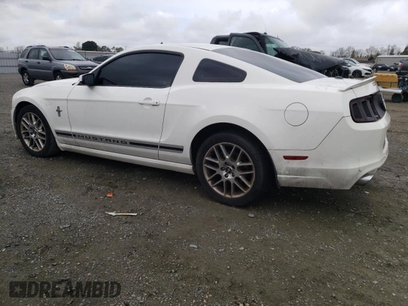 2013 Ford Mustang V6 with VIN 1ZVBP8AM3D5271855, listed as a Copart auction lot 50033585 with 140,675 mi miles and Salvage Title. Bid and sale history available at carsss.com. Image 2.