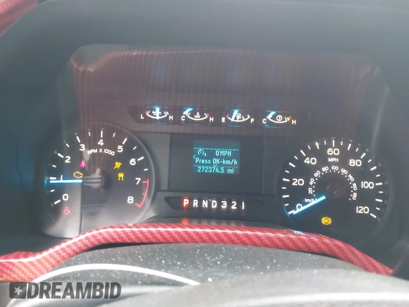2017 Ford F-150 XL with VIN 1FTMF1C84HKC49246, listed as a IAAI auction lot 41994170 with 272,374 mi miles. Bid and sale history available at carsss.com. Image 7.