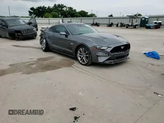 2023 Ford Mustang GT with VIN 1FA6P8CFXP5304962, listed as a Copart auction lot 54947875 with 12,317 mi miles and Salvage title. Bid and sale history available at DreamBid. Image 13.