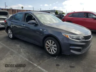 2017 Kia Optima LX with VIN 5XXGT4L35HG145886, listed as a Copart auction lot 63616595 with 105,242 mi miles and Salvage title. Bid and sale history available at DreamBid. Image 4.