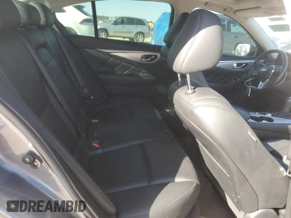 2021 Infiniti Q50 Luxe with VIN JN1EV7BP9MM702524, listed as a Copart auction lot 48579785 with 28,627 mi miles and Salvage title. Bid and sale history available at DreamBid. Image 10.