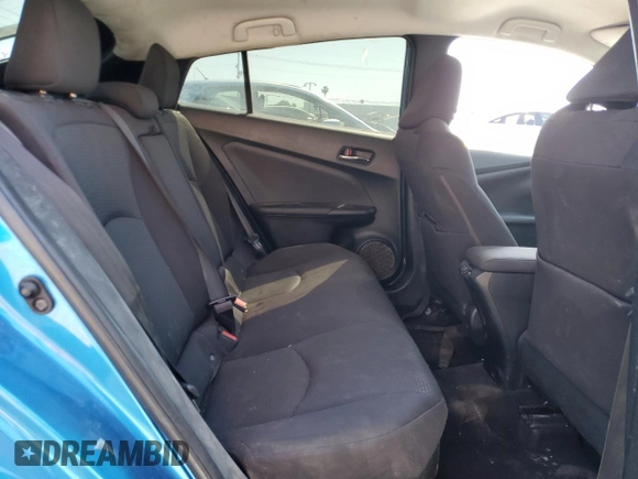 2022 Toyota Prius L Eco with VIN JTDKAMFU0N3157329, listed as a Copart auction lot 57233685 with 105,206 mi miles and Salvage Title. Bid and sale history available at DreamBid. Image 10.