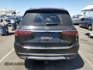 2022 Mercedes-Benz GLS 450 with VIN 4JGFF5KE4NA596127, listed as a Copart auction lot 67407434 with 44,336 mi miles and Salvage Title. Bid and sale history available at DreamBid. Image 6.