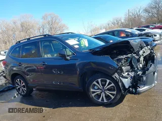 2024 Subaru Forester Limited with VIN JF2SKAKC9RH515899, listed as a IAAI auction lot 41058849 with 8,348 mi miles and . Bid and sale history available at DreamBid. Image 13.