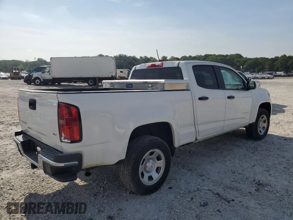 2021 Chevrolet Colorado 2WD Work Truck with VIN 1GCGSBEN5M1279342, listed as a Copart auction lot 53841235 with 172,603 mi miles and Clean title. Bid and sale history available at DreamBid. Image 3.