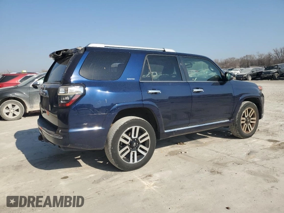 2016 Toyota 4Runner Limited with VIN JTEBU5JRXG5310818, listed as a Copart auction lot 48589535 with 118,806 mi miles and Salvage Title. Bid and sale history available at DreamBid. Image 3.