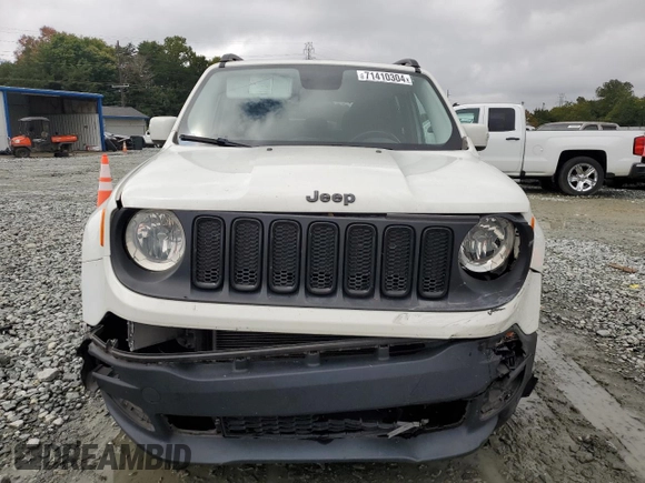 2017 Jeep Renegade Altitude with VIN ZACCJABB4HPF69471, listed as a Copart auction lot 71410304 with 89,519 mi miles and Salvage title. Bid and sale history available at DreamBid. Image 5.