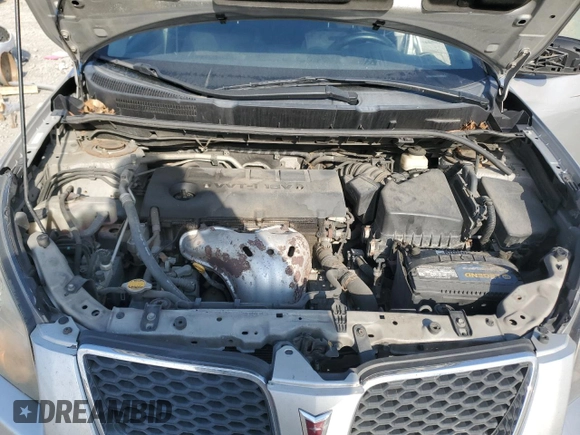 2010 Pontiac Vibe 1SB z VIN 5Y2SP6E06AZ416213, wystawiony jako Copart lot #46431675 z przebiegiem 227 303 mil mil oraz Nie do naprawy • Non repairable. Historia ofert i sprzedaży dostępna na DreamBid. Obrazek 12.