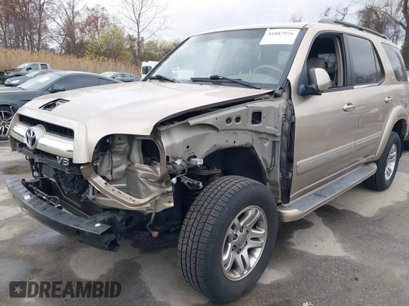 2006 Toyota Sequoia SR5 with VIN 5TDBT44A36S259629, listed as a IAAI auction lot 41887926 with 170,072 mi miles and . Bid and sale history available at DreamBid. Image 12.