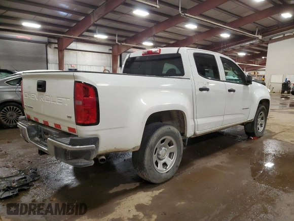 2022 Chevrolet Colorado 2WD Work Truck with VIN 1GCGSBEN8N1316515, listed as a Copart auction lot 75870244 with 31,751 mi miles and Salvage title. Bid and sale history available at DreamBid. Image 3.