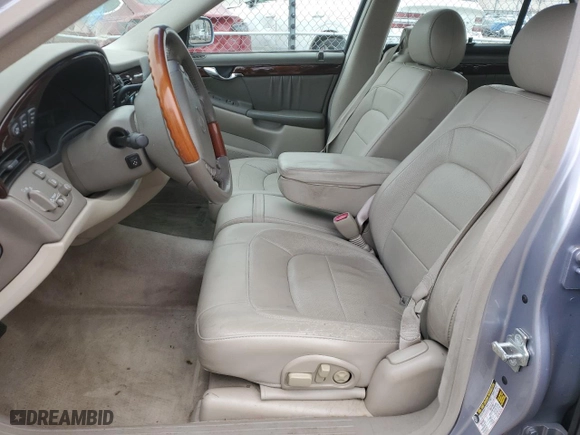 2004 Cadillac DeVille DHS with VIN 1G6KE57YX4U252567, listed as a Copart auction lot 43383555 with 0 mi miles and Salvage Title. Bid and sale history available at carsss.com. Image 7.