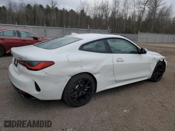 2022 BMW 4 Series 430i xDrive with VIN WBA73AP0XNCJ12745, listed as a Copart auction lot 81152954 with 32,238 mi miles and Clean Title. Bid and sale history available at DreamBid. Image 3.