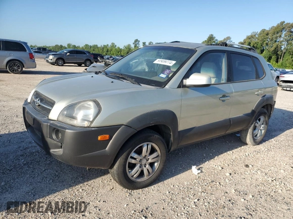 2007 Hyundai Tucson SE with VIN KM8JN12D67U490843, listed as a Copart auction lot 51939774 with 177,045 mi miles and Clean Title. Bid and sale history available at carsss.com. Image 1.