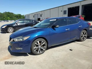 2018 Nissan Maxima SV with VIN 1N4AA6AP0JC389017, listed as a Copart auction lot 57117885 with 169,538 mi miles and Salvage title. Bid and sale history available at DreamBid. Image 1.