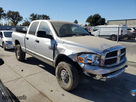 2007 Dodge Ram 2500 SLT with VIN 1D7KS28C77J568981, listed as a Copart auction lot 77975694 with 315,244 mi miles and Salvage Title. Bid and sale history available at carsss.com. Image 4.