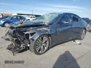 2024 Infiniti Q50 Sensory with VIN JN1EV7CP5RM601096, listed as a Copart auction lot 88635915 with Not provided miles and Salvage title. Bid and sale history available at DreamBid. Image 1.