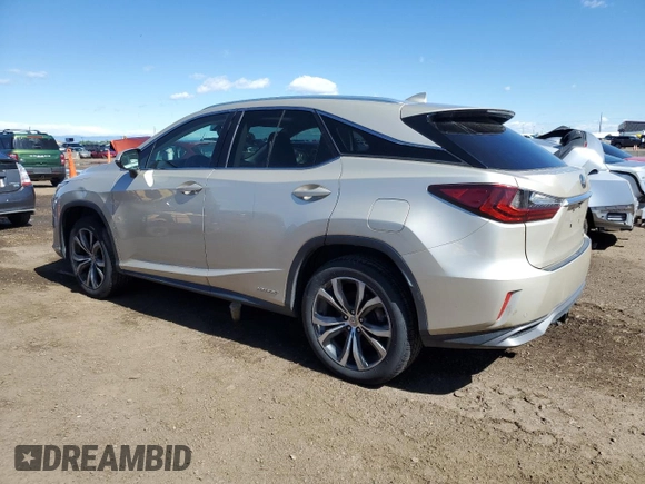 2017 Lexus RX 450h z VIN 2T2BGMCA6HC012036, wystawiony jako Copart lot #57224085 z przebiegiem 101 313 mil mil oraz Szkoda całkowita • Salvage title. Historia ofert i sprzedaży dostępna na DreamBid. Obrazek 2.
