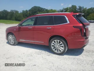 2022 Cadillac XT6 Premium Luxury with VIN 1GYKPCRS2NZ103363, listed as a Copart auction lot 66564404 with 25,114 mi miles and Salvage Title. Bid and sale history available at carsss.com. Image 2.