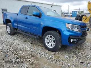 2021 Chevrolet Colorado 2WD LT with VIN 1GCHSCEA7M1123021, listed as a Copart auction lot 59622885 with 46,029 mi miles and Salvage title. Bid and sale history available at DreamBid. Image 4.