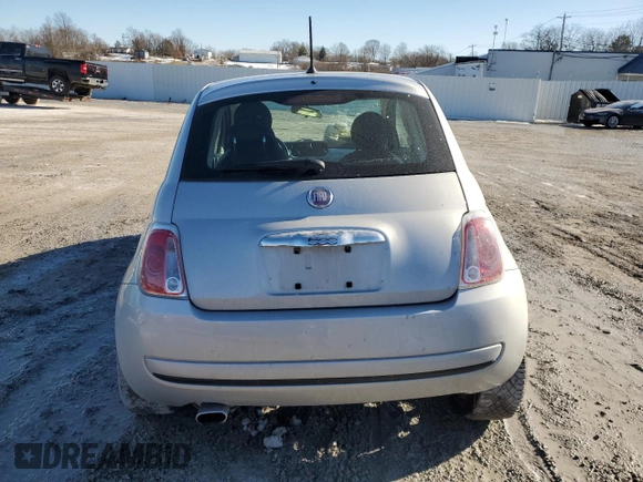 2014 FIAT 500 Pop with VIN 3C3CFFAR9ET250265, listed as a Copart auction lot 43253665 with 84,004 mi miles and Salvage Title. Bid and sale history available at carsss.com. Image 6.