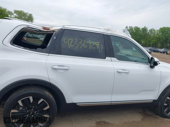 2024 Kia Telluride SX Prestige X-Line z VIN 5XYP5DGC4RG486441, wystawiony jako IAAI lot #42336929 z przebiegiem 14 033 mil mil oraz . Historia ofert i sprzedaży dostępna na DreamBid. Obrazek 13.