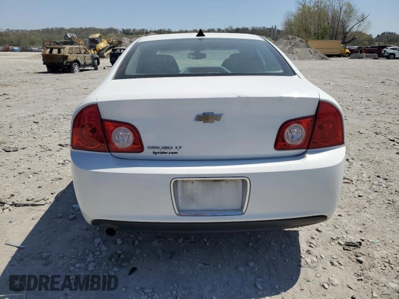 2012 Chevrolet Malibu 1LT with VIN 1G1ZC5E01CF197999, listed as a Copart auction lot 53381245 with 178,233 mi miles and Clean Title. Bid and sale history available at DreamBid. Image 6.