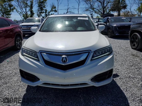 2017 Acura RDX w/Technology Pkg with VIN 5J8TB3H52HL000635, listed as a Copart auction lot 49536545 with 57,383 mi miles and Salvage Title. Bid and sale history available at carsss.com. Image 5.