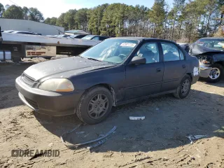 1997 Honda Civic DX with VIN 2HGEJ6621VH514295, listed as a Copart auction lot 42681235 with 254,306 mi miles and Salvage Title. Bid and sale history available at carsss.com. Image 1.