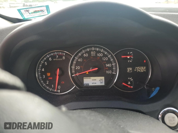 2013 Nissan Maxima SV with VIN 1N4AA5AP5DC820448, listed as a Copart auction lot 60411935 with 145,068 mi miles and Salvage title. Bid and sale history available at DreamBid. Image 9.