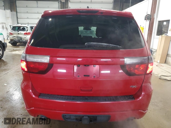 2011 Dodge Durango R/T with VIN 1D4SE6GT1BC683389, listed as a Copart auction lot 52189565 with 225,898 mi miles and Salvage title. Bid and sale history available at DreamBid. Image 6.
