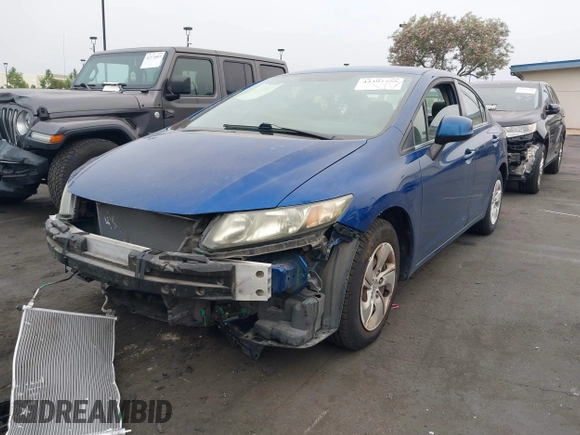 2013 Honda Civic LX z VIN 19XFB2F51DE281886, wystawiony jako IAAI lot #42397755 z przebiegiem 170 895 mil mil oraz . Historia ofert i sprzedaży dostępna na DreamBid. Obrazek 20.
