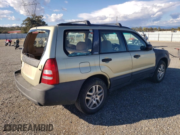 2003 Subaru Forester X with VIN JF1SG63643H749063, listed as a Copart auction lot 77862214 with 155,077 mi miles and Salvage Title. Bid and sale history available at carsss.com. Image 3.