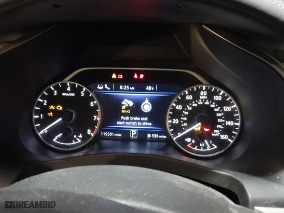 2019 Nissan Murano S with VIN 5N1AZ2MS6KN158863, listed as a IAAI auction lot 41334909 with 119,301 mi miles. Bid and sale history available at carsss.com. Image 7.