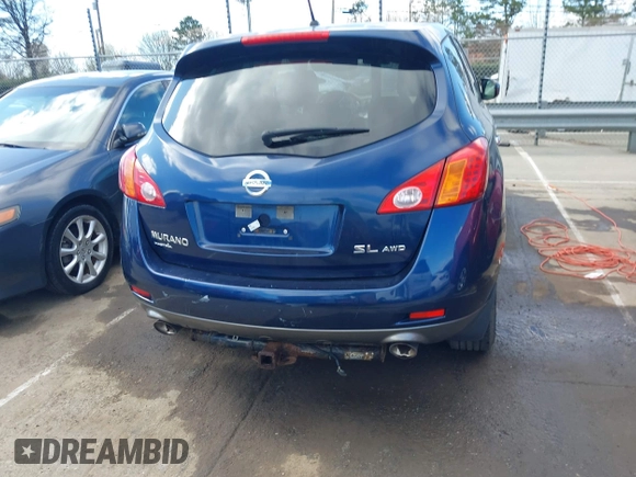 2009 Nissan Murano S with VIN JN8AZ18WX9W148342, listed as a IAAI auction lot 41742440 with 223,113 mi miles. Bid and sale history available at carsss.com. Image 16.