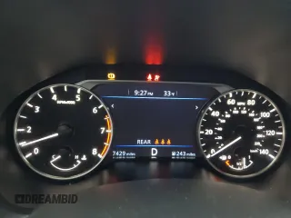 2025 Nissan Altima SV with VIN 1N4BL4DWXSN325210, listed as a Copart auction lot 85750634 with 7,429 mi miles and Clean Title. Bid and sale history available at DreamBid. Image 9.